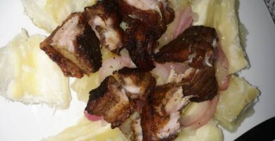 Chicharrón de cerdo dominicano 🇩🇴 Receta de Anny Ybert