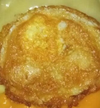 Mi mangu de papa con huevo y queso Receta de Esther Bonifacio