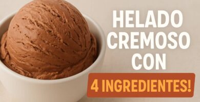 Helado cremoso con 4 ingredientes: Receta de Hector Mesa
